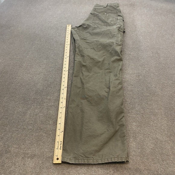 Carhartt Pants Mens 32 Fits 31x34 Carpenter Distressed  B151 LBR  Grunge vtg‎ - Picture 11 of 14